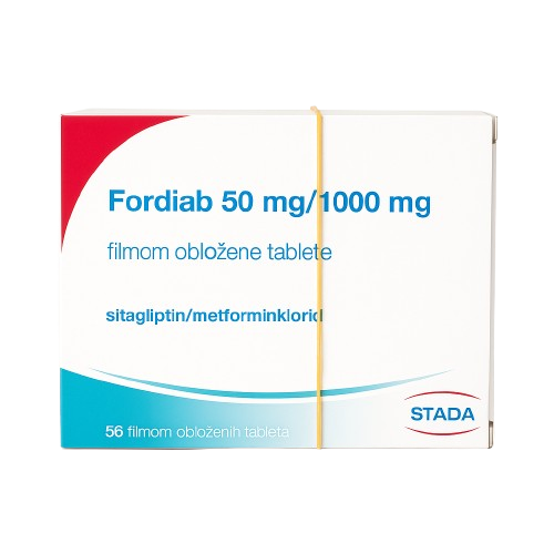 FORDIAB Film tab 56 x 50mg + 1000mg