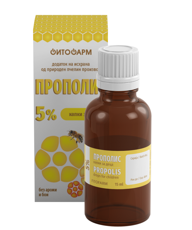 PROPOLIS DROPS 5% (for children)15 ml