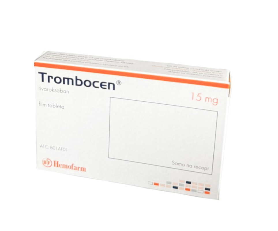 TROMBOCEN (Rivaroxaban) Film tab 30 x 15 mg